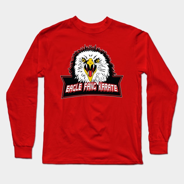 Eagle Fang Karate - Cobra Kai Long Sleeve T-Shirt by wookiemike